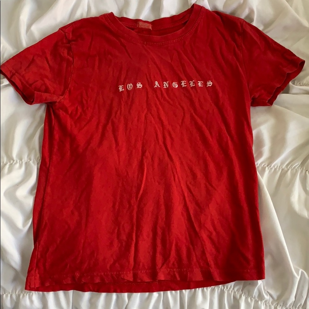 Red Los Angeles Top